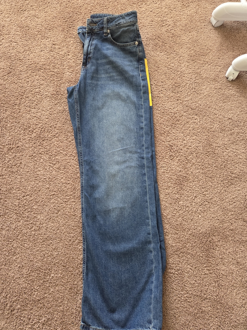 Aeropostale Women's Medium Blue High-Rise Straight Jeans